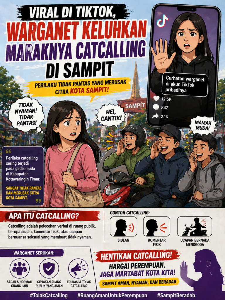 Viral di TikTok, Warganet Keluhkan Maraknya Catcalling di Sampit